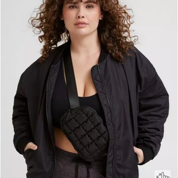 torrid Jackets & Blazers - Black Oversized Bomber Jacket